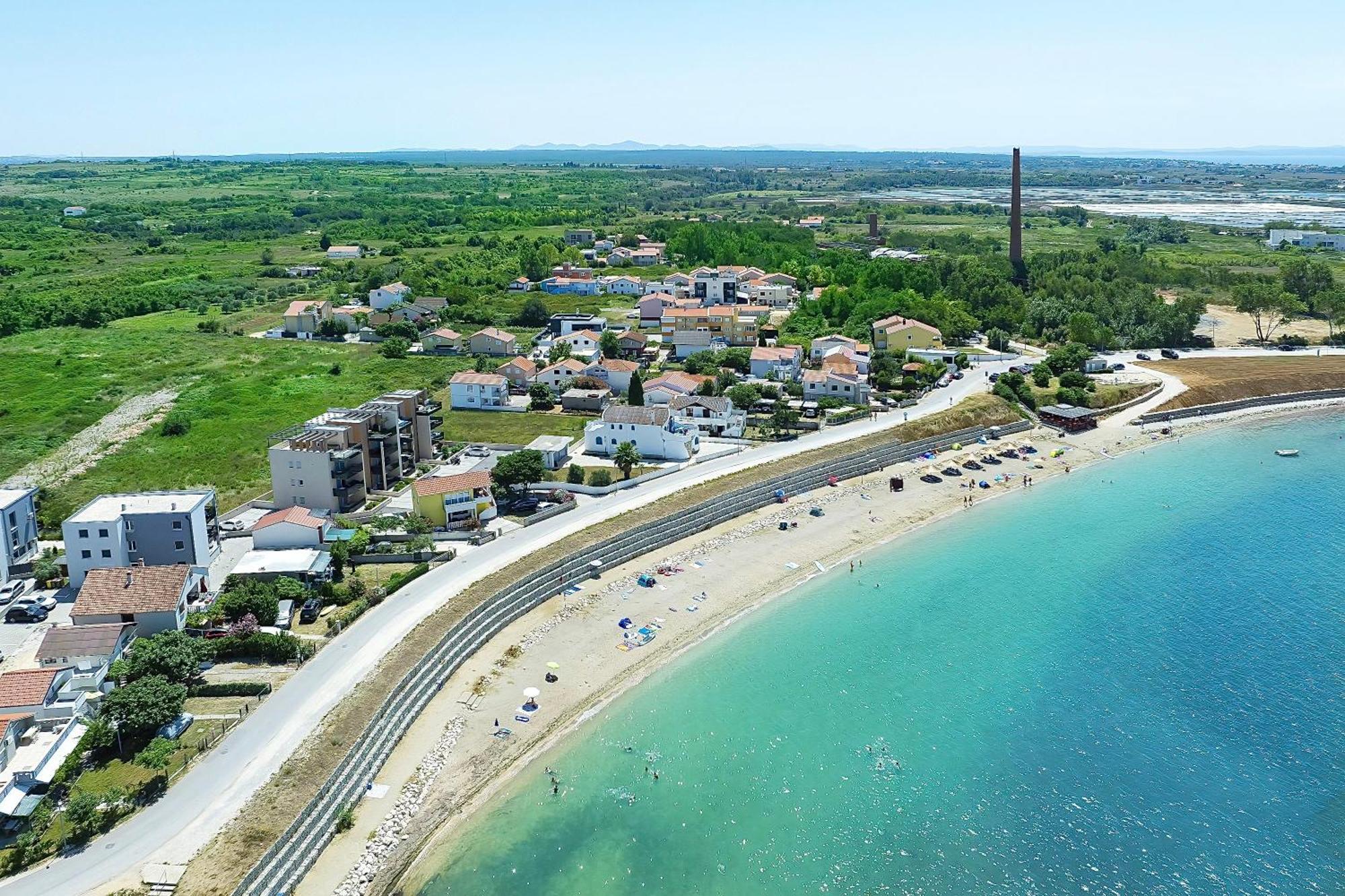 Apartments Rosini, 300M From The Beach With Shared Tavern And Bikes, Nin Exteriér fotografie